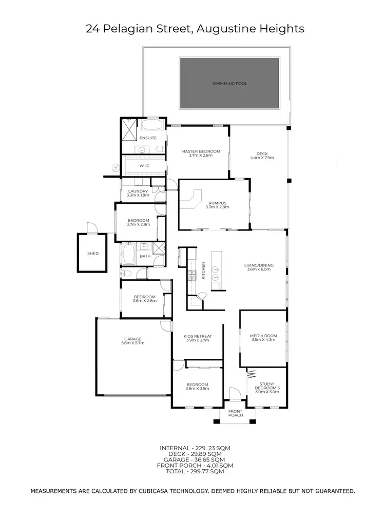 Floorplan of Homely house listing, 24 Pelagian Street, Augustine Heights QLD 4300