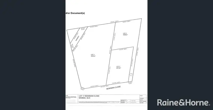 Floorplan of Homely land listing, 15-17 Bowman Close, Wonga Beach QLD 4873