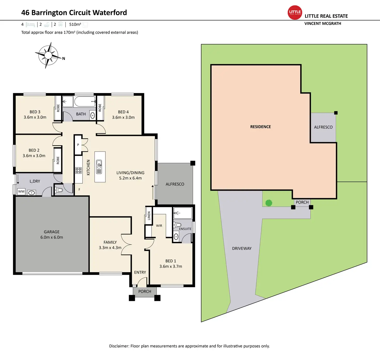 Floorplan of Homely house listing, 46 Barrington Circuit, Waterford QLD 4133