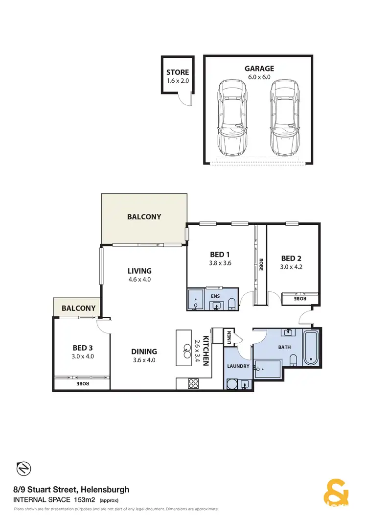 Floorplan of Homely apartment listing, 8/9 Stuart Street, Helensburgh NSW 2508
