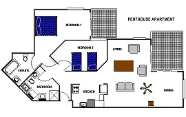 Floorplan of Homely unit listing, 18/16-18 Mudlo Street (OUTRIGGER), Port Douglas QLD 4877