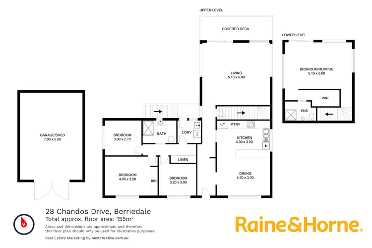Floorplan of Homely house listing, 28 Chandos Drive, Berriedale TAS 7011