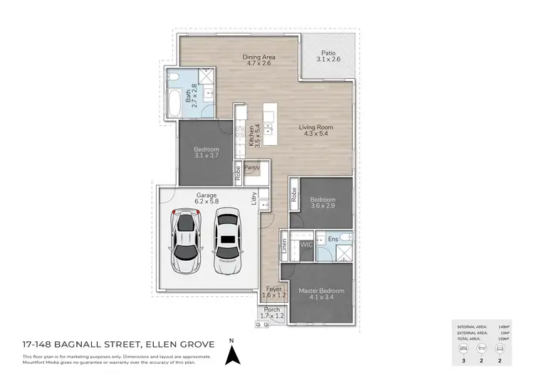 Floorplan of Homely house listing, 17/148 Bagnall Street, Ellen Grove QLD 4078
