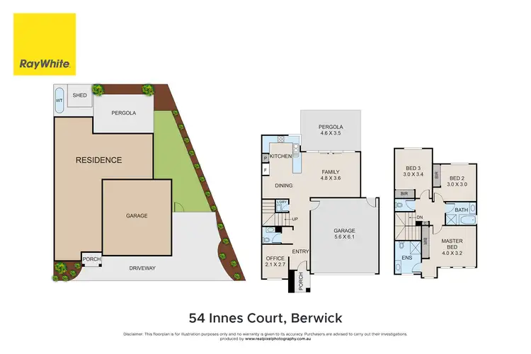 Floorplan of Homely house listing, 54 Innes Court, Berwick VIC 3806