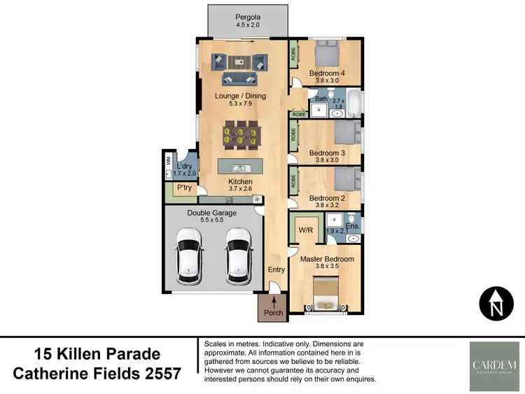 Floorplan of Homely house listing, 15 Killen Parade, Catherine Field NSW 2557