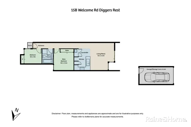 Floorplan of Homely unit listing, 15B Welcome Road, Diggers Rest VIC 3427