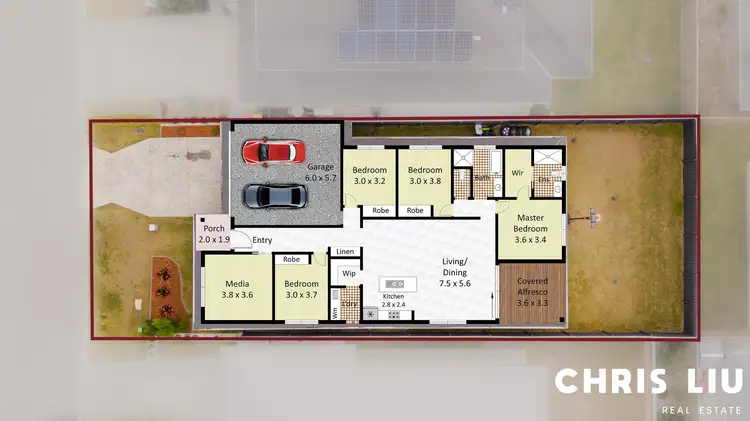 Floorplan of Homely house listing, 46 Mikaella Way, Logan Reserve QLD 4133