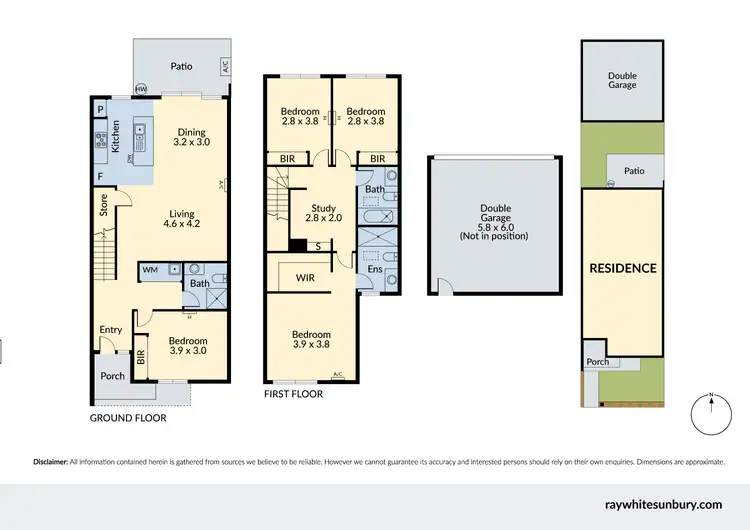Floorplan of Homely townhouse listing, 42 Halcyon Road, Deanside VIC 3336