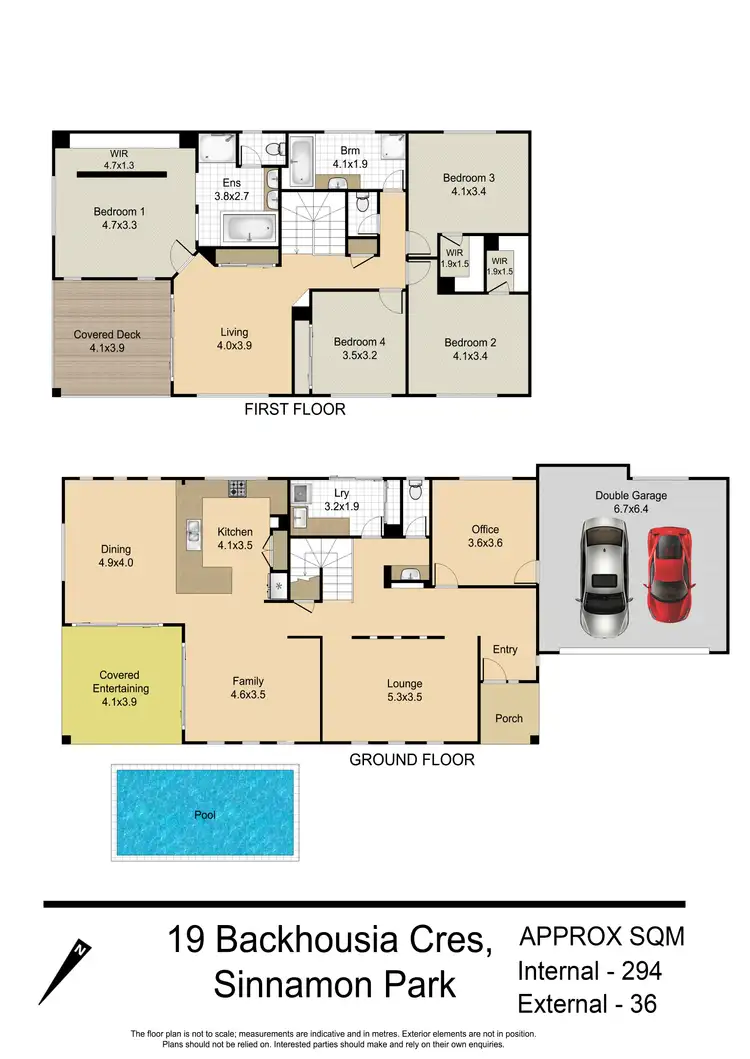 Floorplan of Homely house listing, 19 Backhousia Crescent, Sinnamon Park QLD 4073