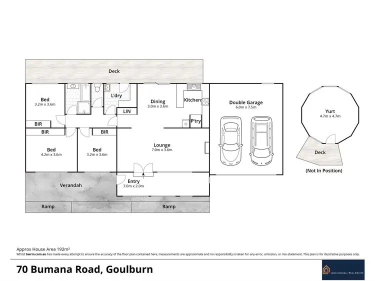 Floorplan of Homely rural property listing, 70 Bumana Road, Goulburn NSW 2580