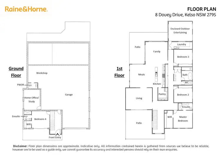 Floorplan of Homely house listing, 8 Dovey Drive, Kelso NSW 2795