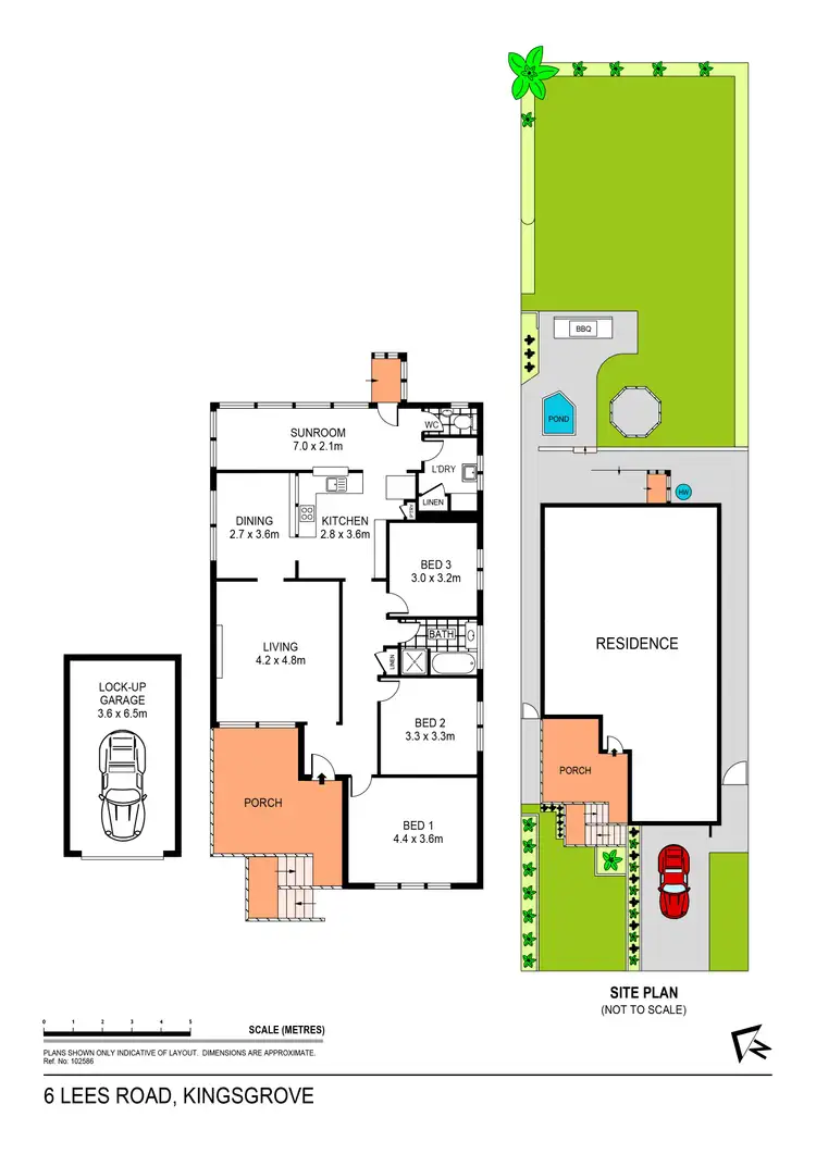 Floorplan of Homely house listing, 6 Lees Road, Kingsgrove NSW 2208