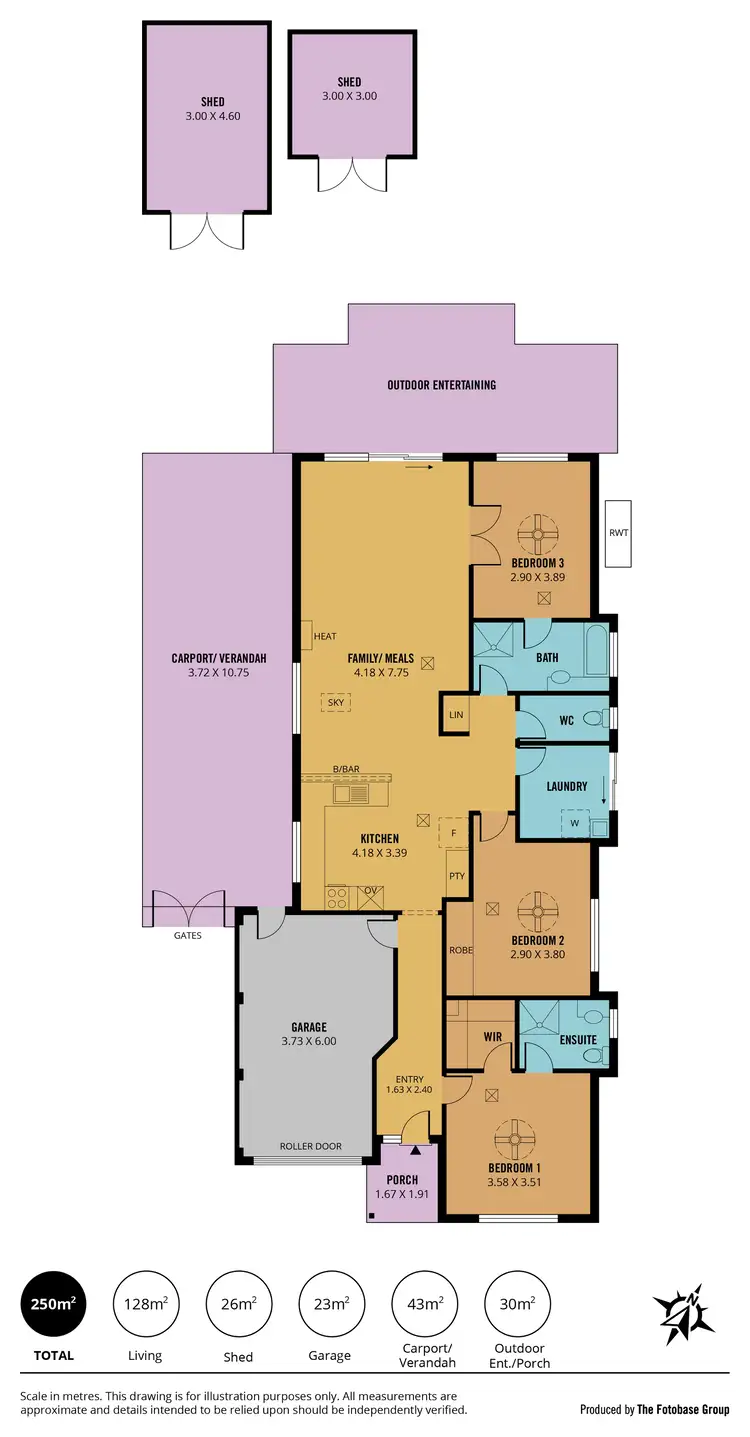Floorplan of Homely house listing, 8 Fernilee Court, Onkaparinga Hills SA 5163