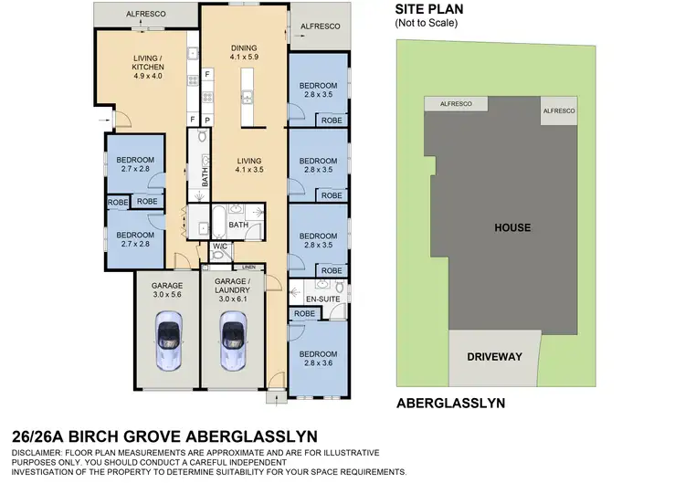 Floorplan of Homely house listing, 26 & 26A Birch Grove, Aberglasslyn NSW 2320
