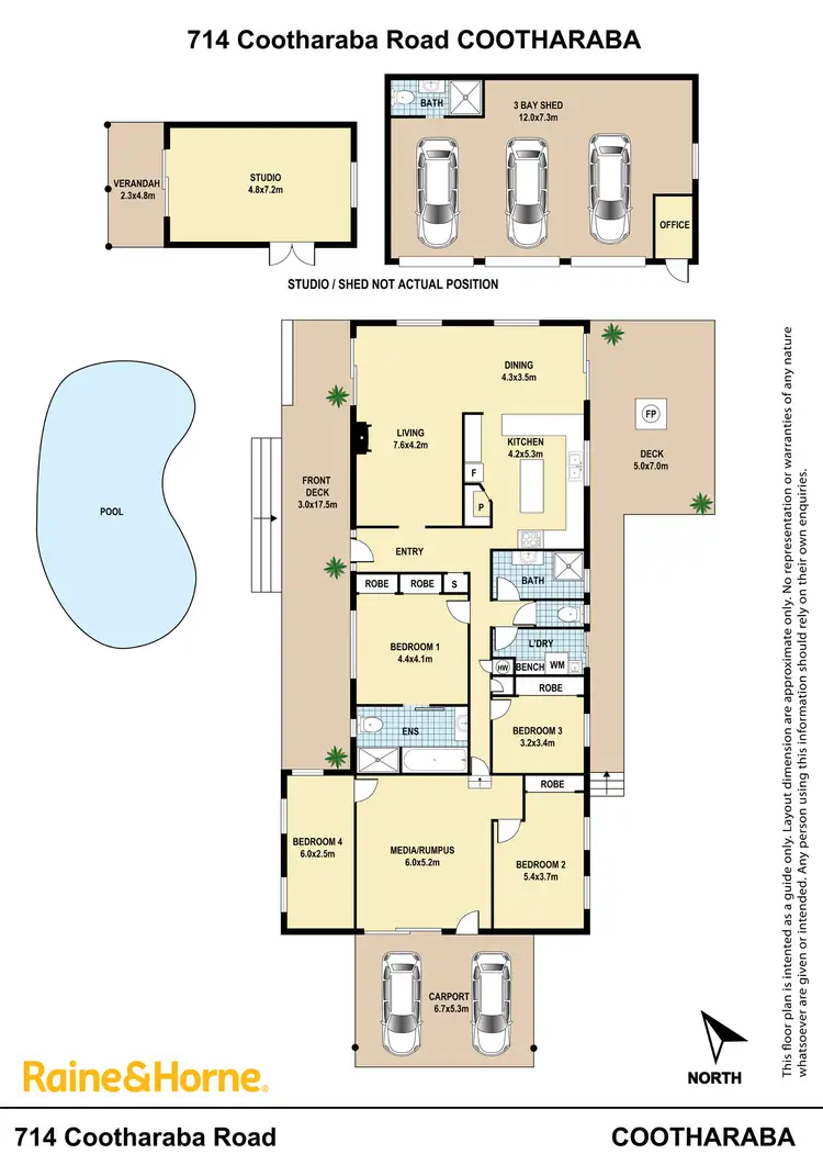 Floorplan of Homely house listing, 714 Cootharaba Road, Cootharaba QLD 4565