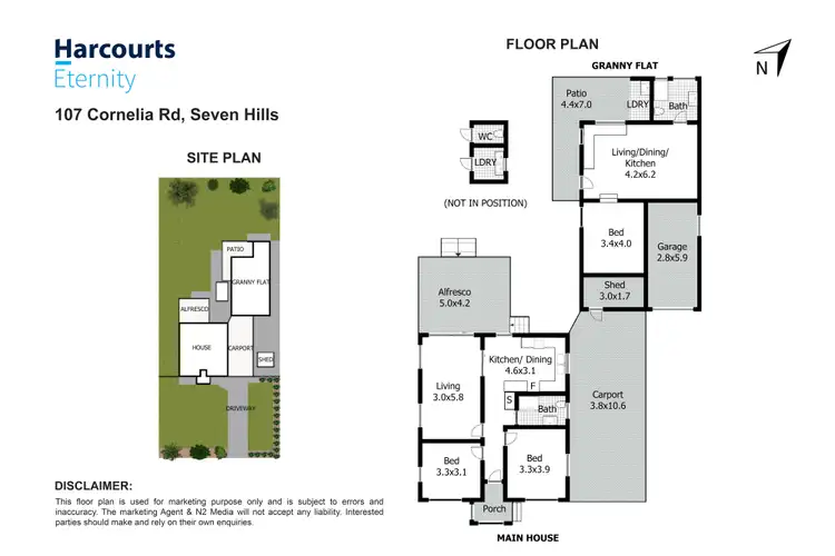 Floorplan of Homely house listing, 107 Cornelia Rd,, Toongabbie NSW 2146