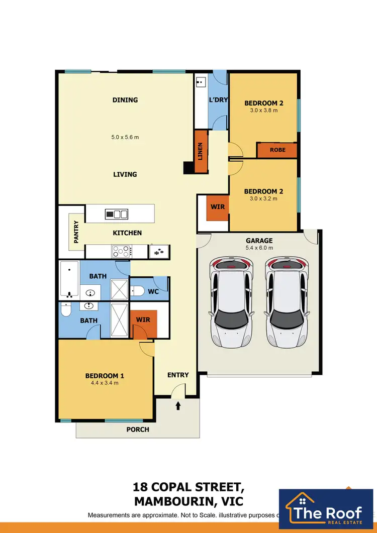 Floorplan of Homely house listing, 18 Copal Street, Mambourin VIC 3024