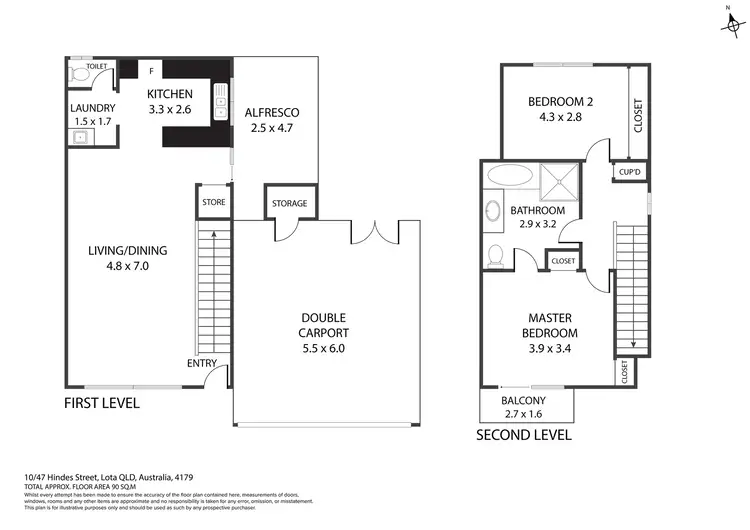 Floorplan of Homely house listing, 10/47 Hindes Street, Lota QLD 4179