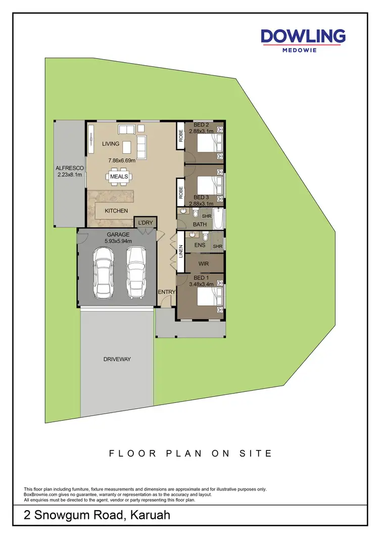 Floorplan of Homely house listing, 2 Snowgum Road, Karuah NSW 2324