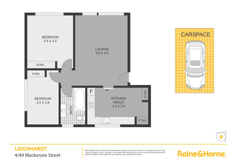 Floorplan of Homely apartment listing, 4/49 MacKenzie Street, Leichhardt NSW 2040