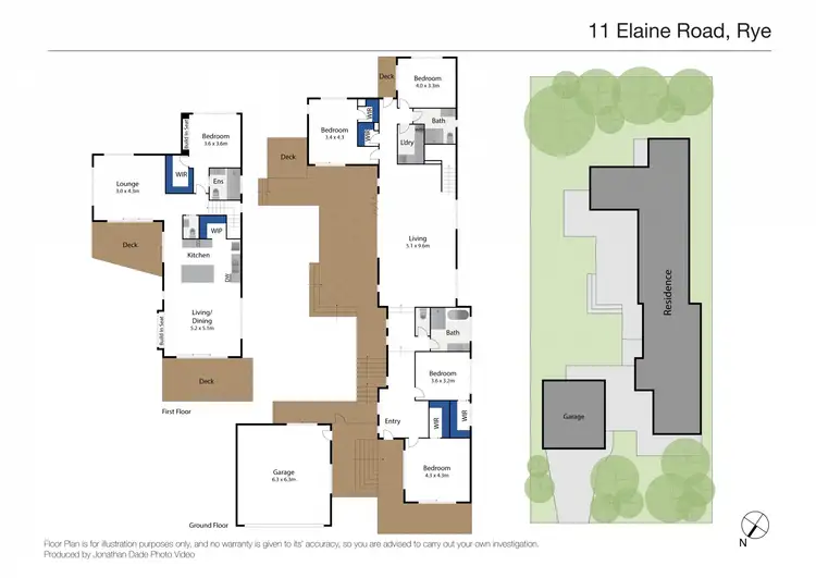 Floorplan of Homely house listing, 11 Elaine Road, Rye VIC 3941