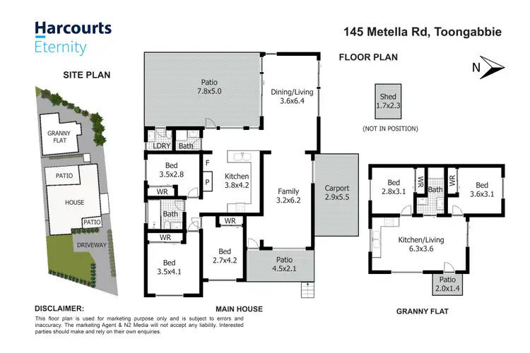 Floorplan of Homely house listing, 145 & 145a Metella Rd,, Toongabbie NSW 2146