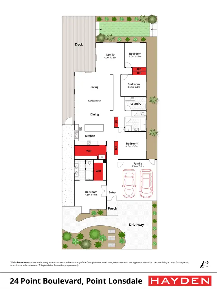 Floorplan of Homely house listing, 24 Point Boulevard, Point Lonsdale VIC 3225