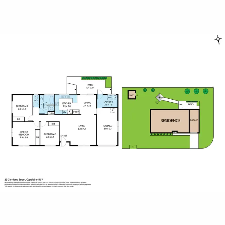 Floorplan of Homely house listing, 29 Gandarra Street, Capalaba QLD 4157