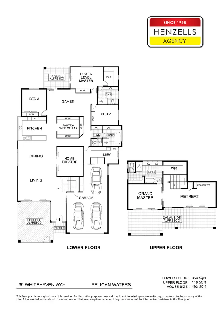 Floorplan of Homely house listing, 39 Whitehaven Way, Pelican Waters QLD 4551