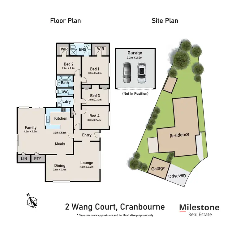 Floorplan of Homely house listing, 2 Wang Court, Cranbourne VIC 3977