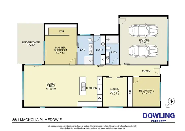 Floorplan of Homely house listing, 85/1 Magnolia Place, Medowie NSW 2318