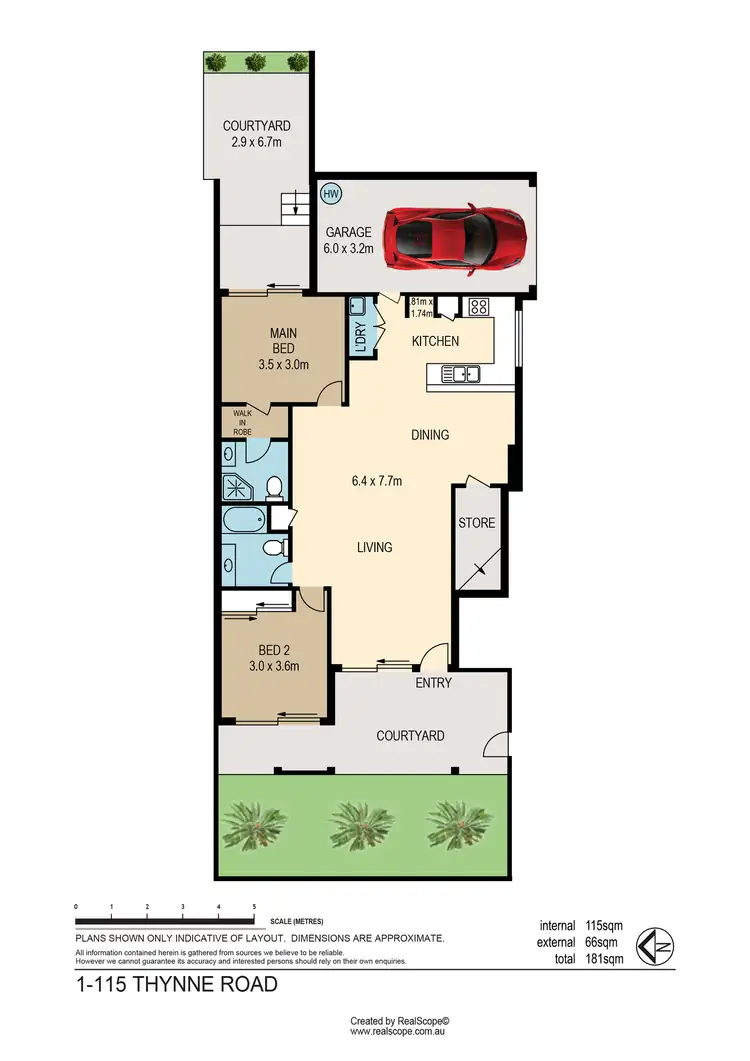 Floorplan of Homely unit listing, 1/115 Thynne Road, Morningside QLD 4170