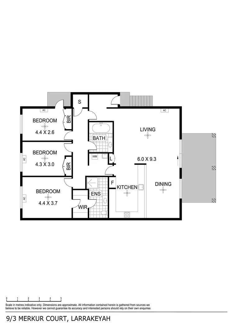 Floorplan of Homely apartment listing, 9/3 Merkur Court, Larrakeyah NT 820