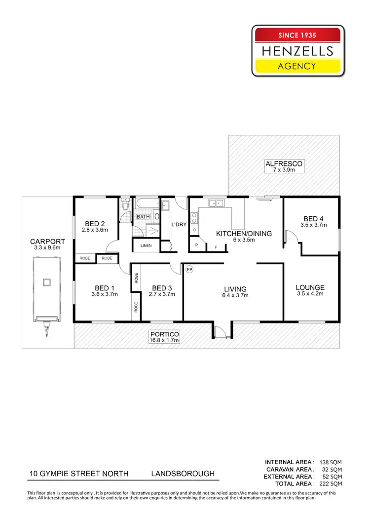 Floorplan of Homely house listing, 10 Gympie Street North, Landsborough QLD 4550