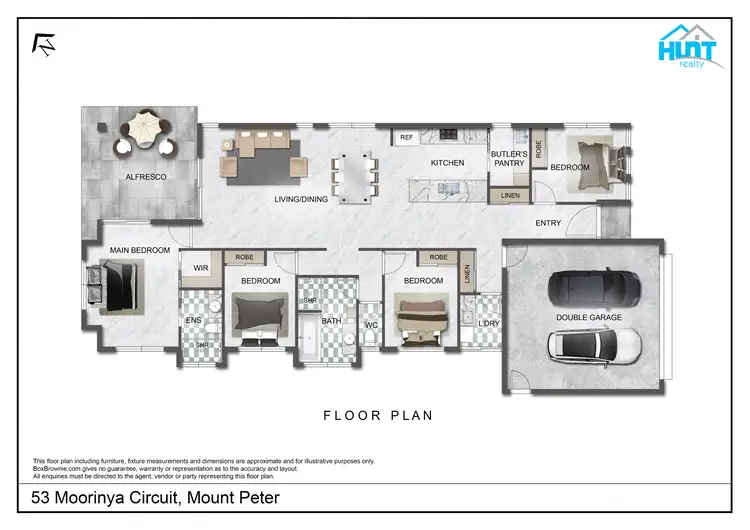 Floorplan of Homely house listing, 53 Moorinya Circuit, Mount Peter QLD 4869