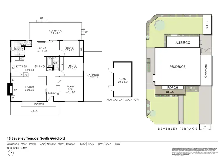 Floorplan of Homely house listing, 15 Beverley Terrace, South Guildford WA 6055
