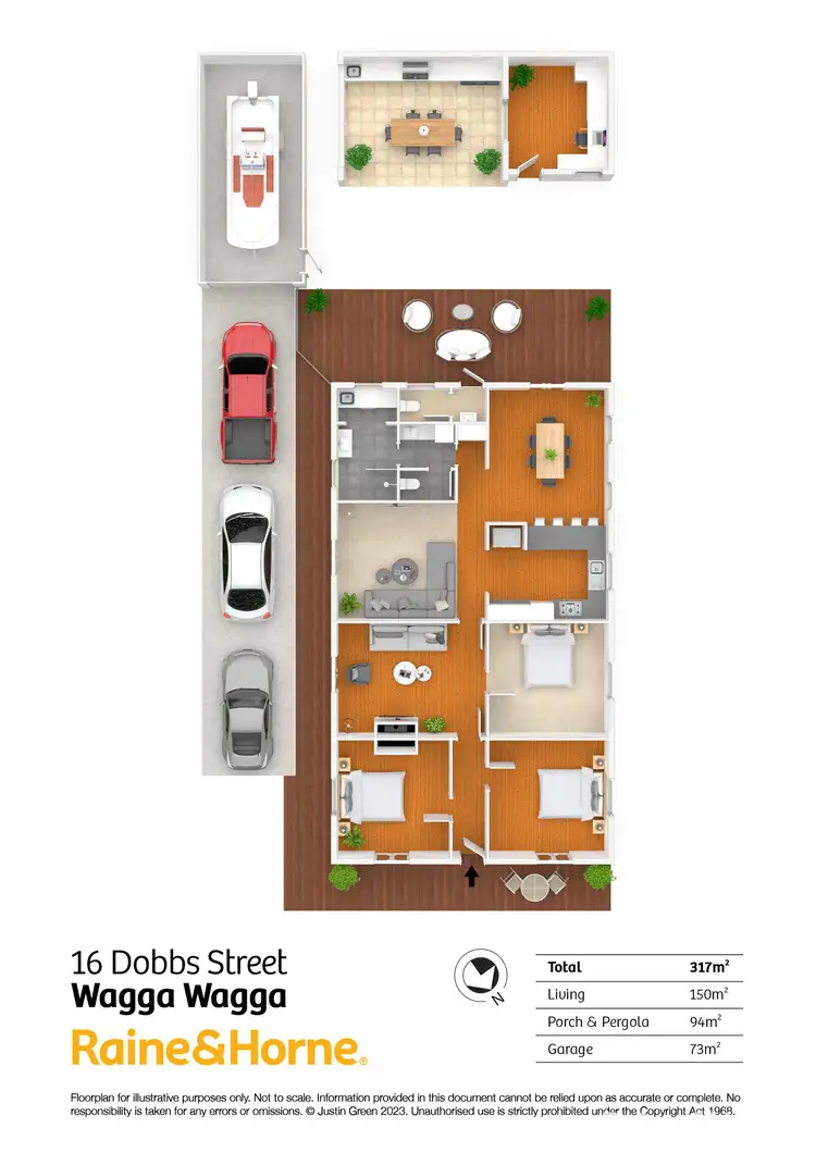 Floorplan of Homely house listing, 16 Dobbs Street, Wagga Wagga NSW 2650