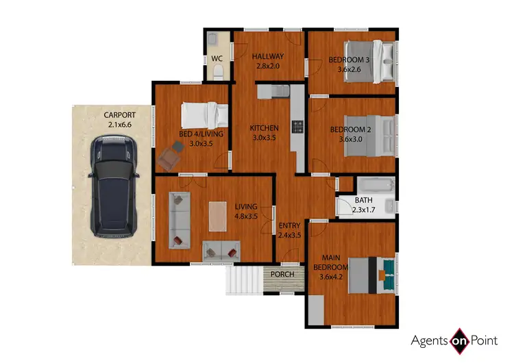 Floorplan of Homely house listing, 4 Duncan Street, Macleay Island QLD 4184
