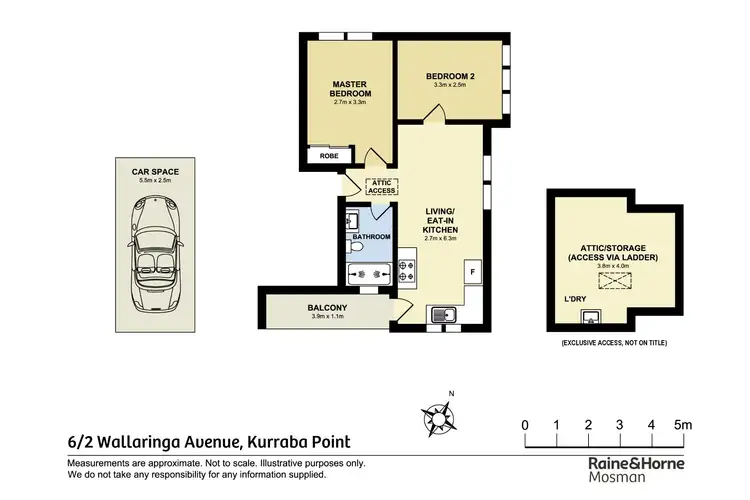 Floorplan of Homely apartment listing, 6/2 Wallaringa Avenue, Neutral Bay NSW 2089