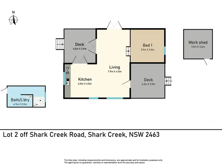 Floorplan of Homely other listing, LOT/2 Off Shark Creek Road, Shark Creek NSW 2463