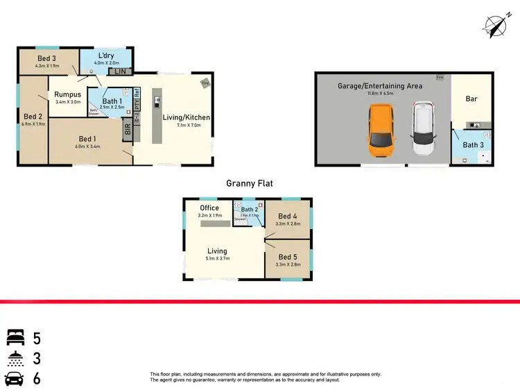 Floorplan of Homely house listing, 134 Ashby-Tullymorgan Road, Ashby NSW 2463