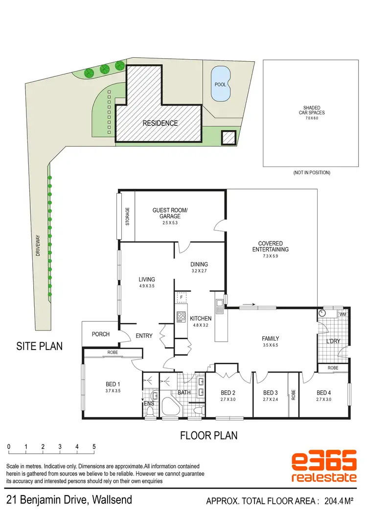 Floorplan of Homely house listing, 21 Benjamin Drive, Wallsend NSW 2287