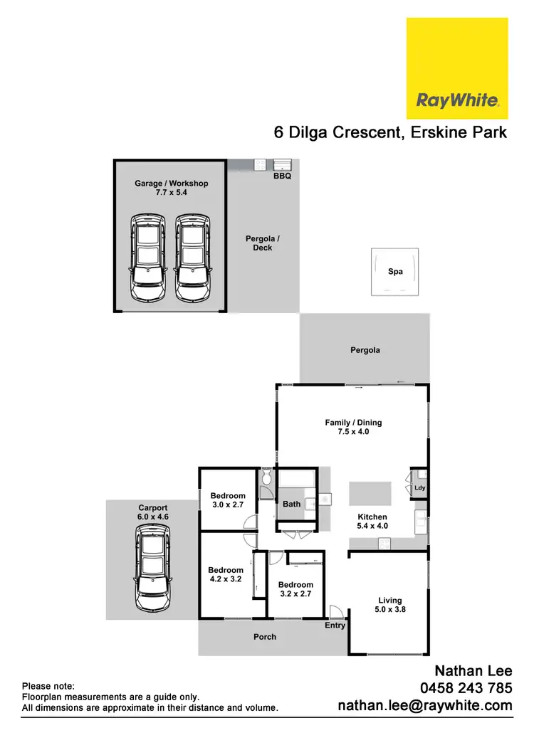 Floorplan of Homely house listing, 6 Dilga Crescent, Erskine Park NSW 2759