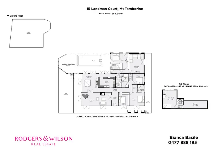 Floorplan of Homely house listing, 15 Landman Court, Tamborine Mountain QLD 4272