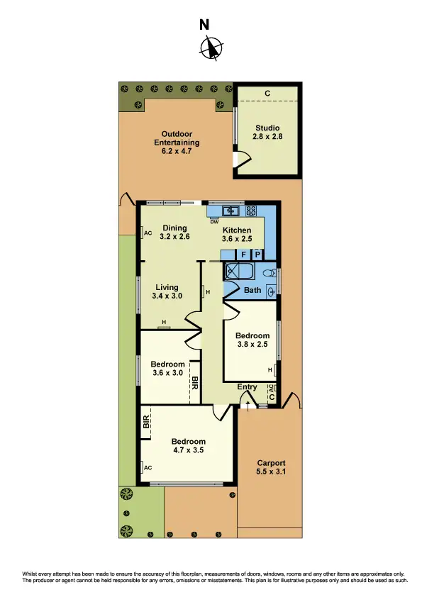 Floorplan of Homely house listing, 50 Sussex St, Yarraville VIC 3013