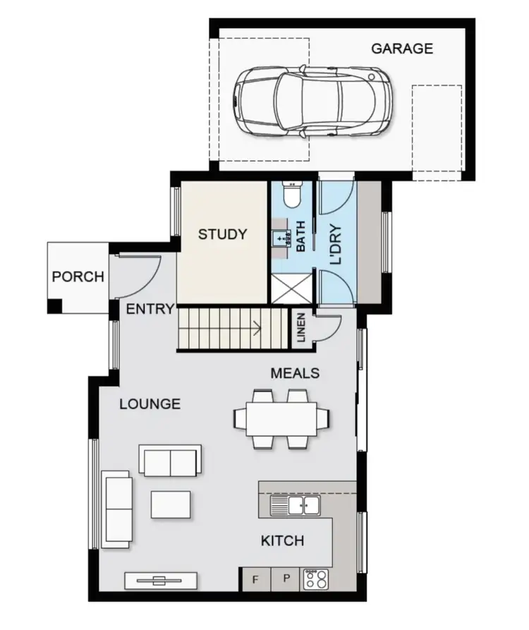 Floorplan of Homely townhouse listing, 2/202 Elizabeth Street, Coburg North VIC 3058