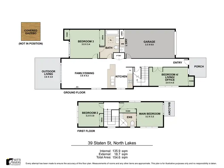 Floorplan of Homely house listing, 39 Staten Street, North Lakes QLD 4509