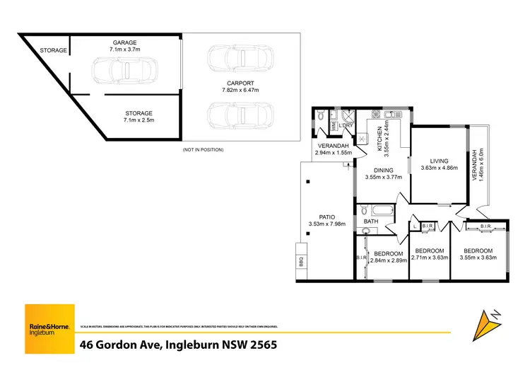 Floorplan of Homely house listing, 46 GORDON AVENUE, Ingleburn NSW 2565