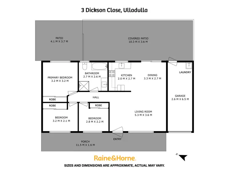 Floorplan of Homely house listing, 3 Dickson Close, Ulladulla NSW 2539