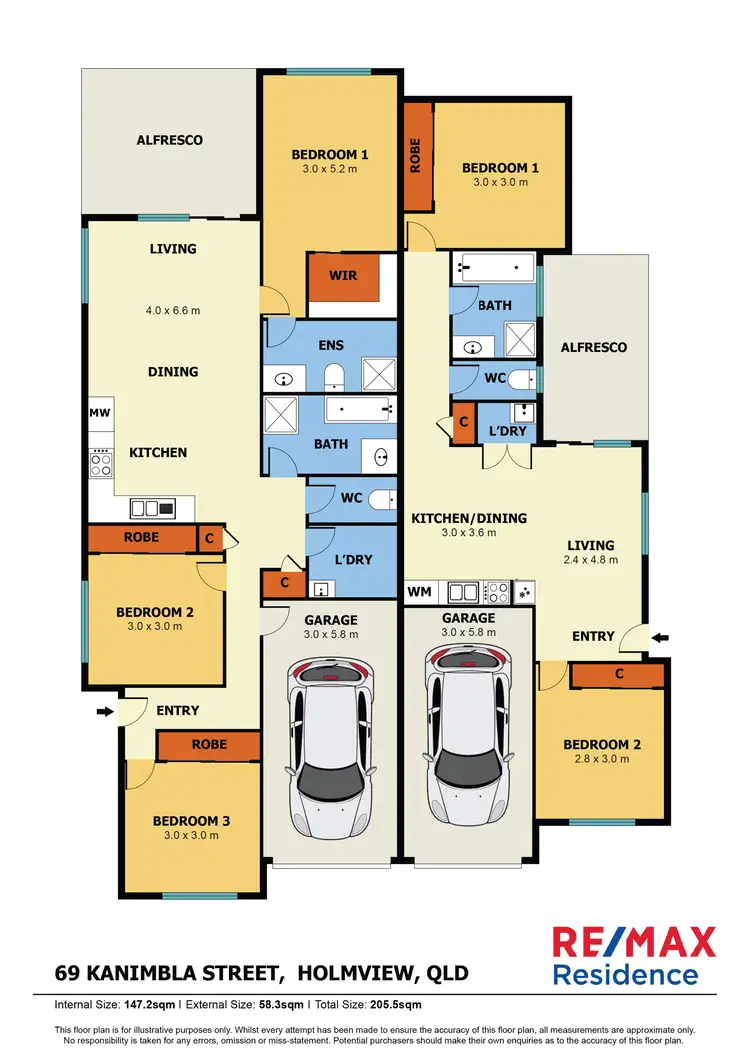 Floorplan of Homely house listing, 69 Kanimbla Street, Holmview QLD 4207
